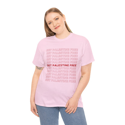 Set Palestine Free - Unisex Cotton Tee