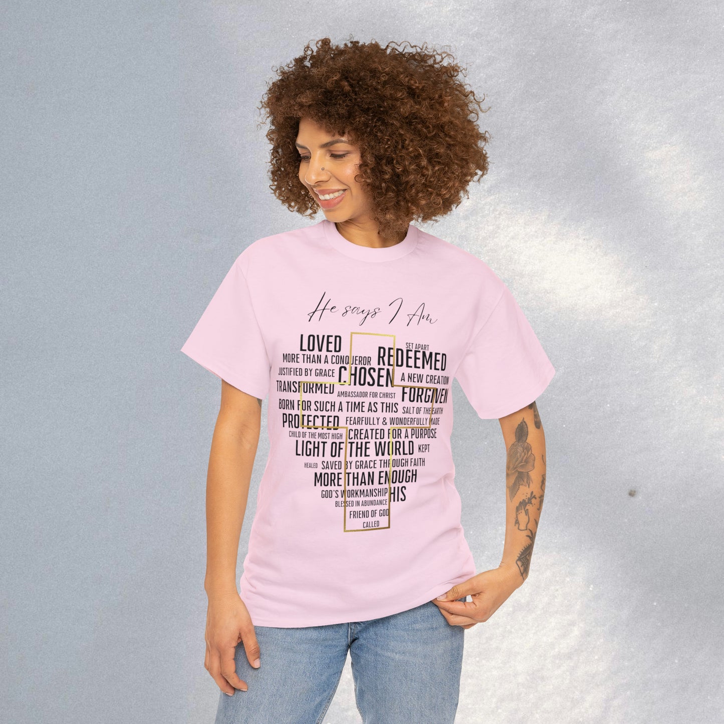 Loved, Chosen, His - Heavy Cotton Tee (Unisex)