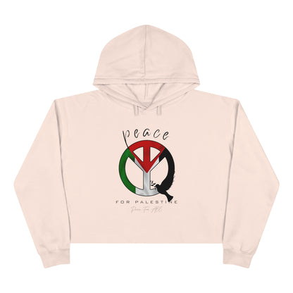 Peace - Crop Hoodie