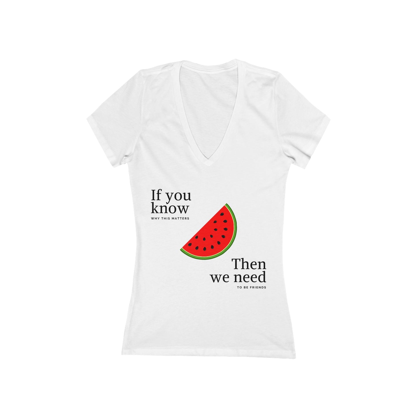 Friend Finder - Women's Deep V-Neck Tee