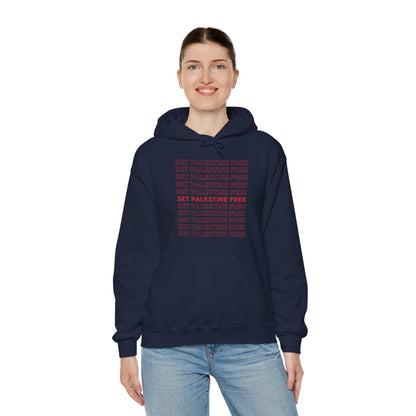 Set Palestine Free - Unisex Hooded Sweatshirt