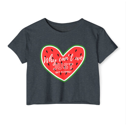 Get Along - Women's Festival Crop Top