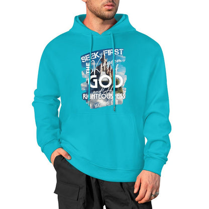 Kingdom of God - Cotton Hoodie with Pocket