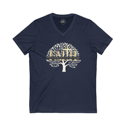 A Mustardseed - Jerse V-Neck Tee (Unisex)