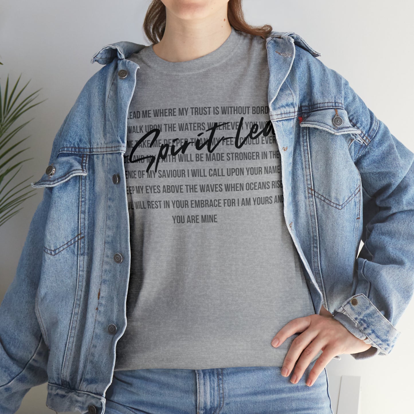 Spirit Lead Me - Heavy Cotton Tee (Unisex)