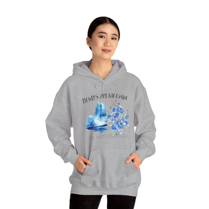 Flowers Are Blooming in Antarctica - Unisex Hooded Sweatshirt