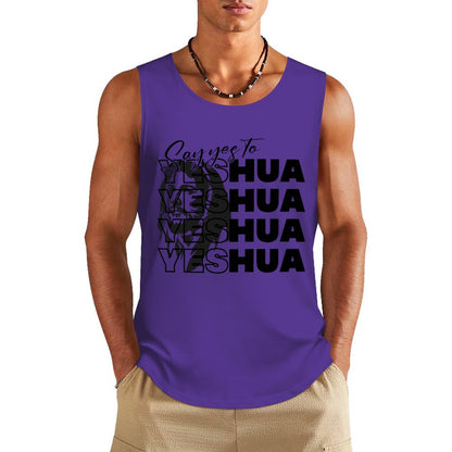 Say Yeshua - Men's Cotton Tank Top