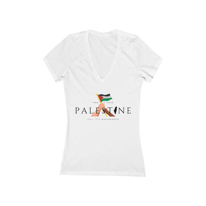 Till It's Backwards - Women's Deep V-Neck Tee