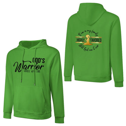 God's Favored - Cotton Hoodie with Pocket