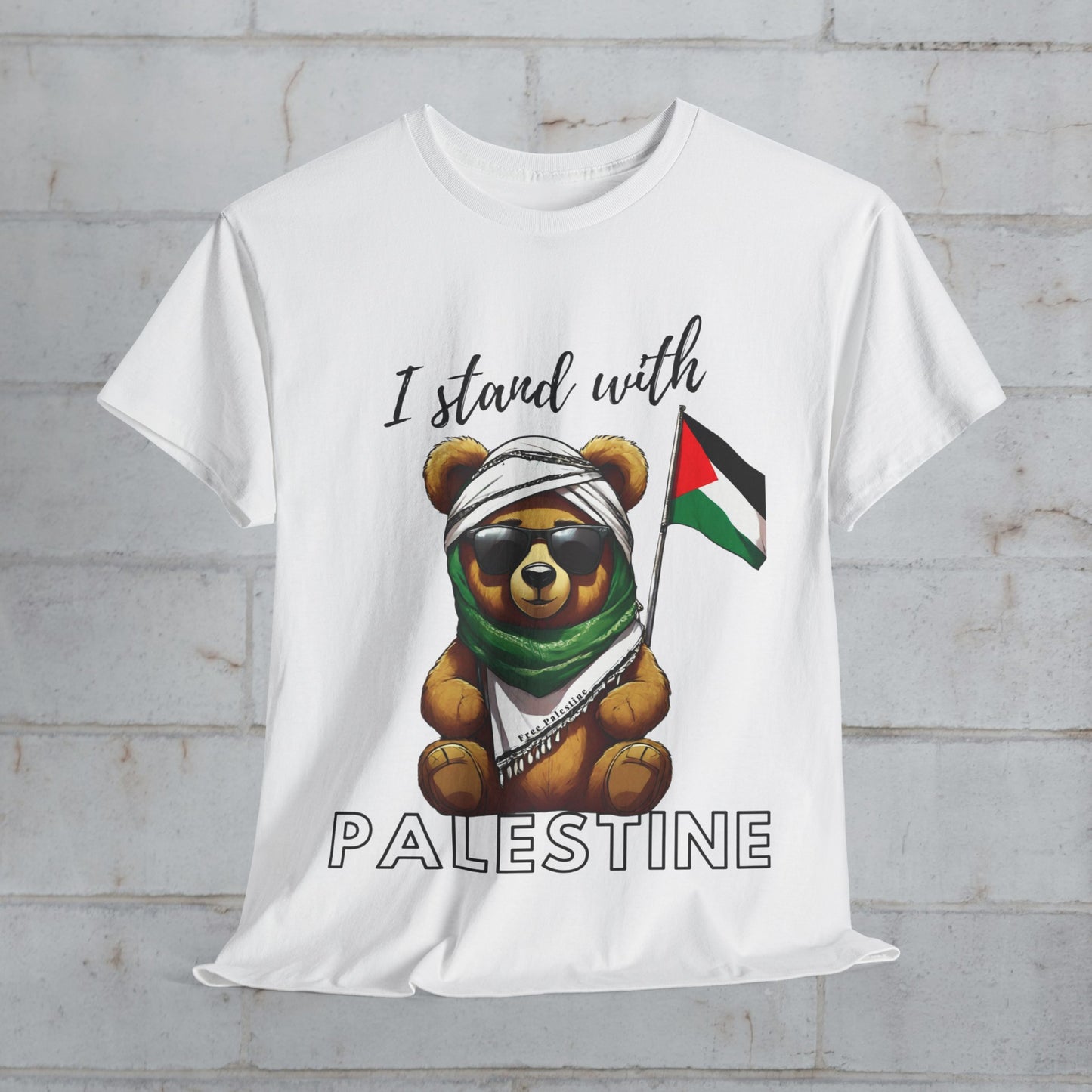 Teddy Palestine - Unisex Cotton Tee