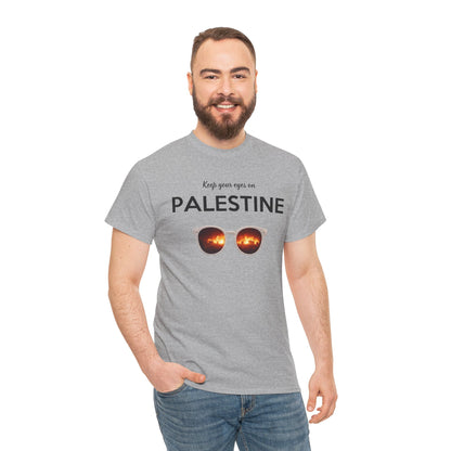 2 Eyes On Palestine - Unisex Cotton Tee