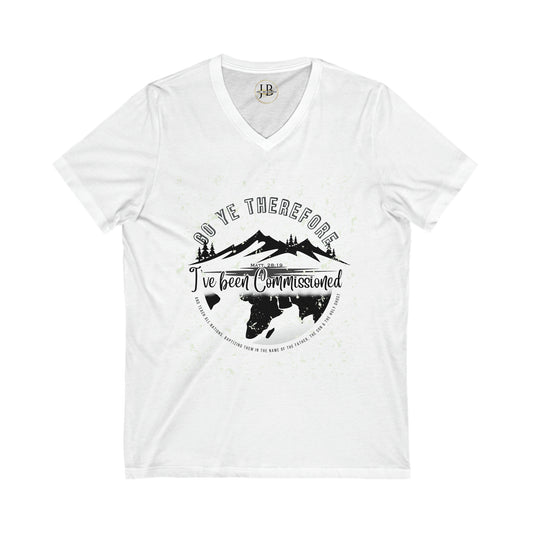 I've been Commissioned - Jersey V-Neck Tee (Unisex)