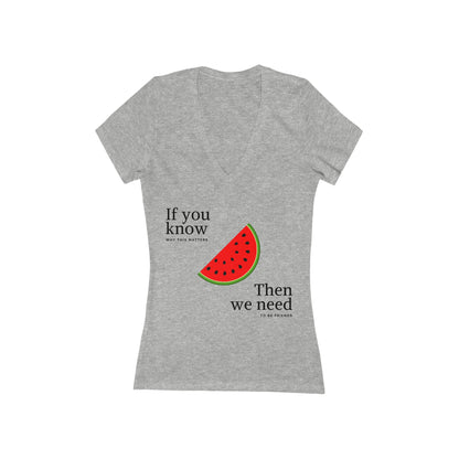 Friend Finder - Women's Deep V-Neck Tee