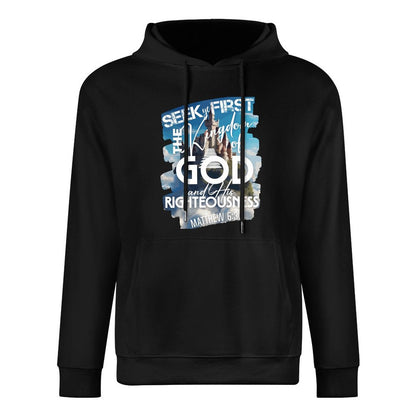 Kingdom of God - Cotton Hoodie with Pocket