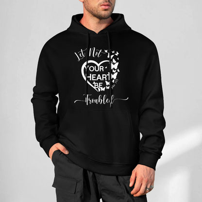 Heart Trouble - Cotton Hoodie with Pocket