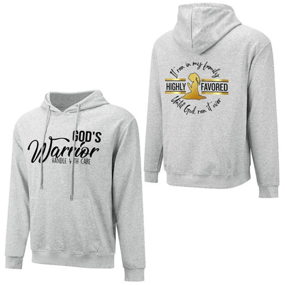 God's Favored - Cotton Hoodie with Pocket