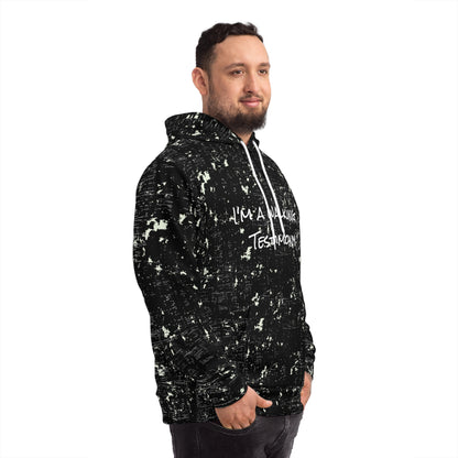 Walking Testimony (Black) - Fashion Hoodie