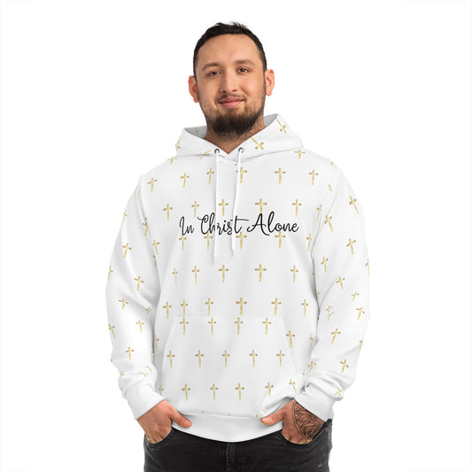 In Christ Alone (White) - Fashion Hoodie