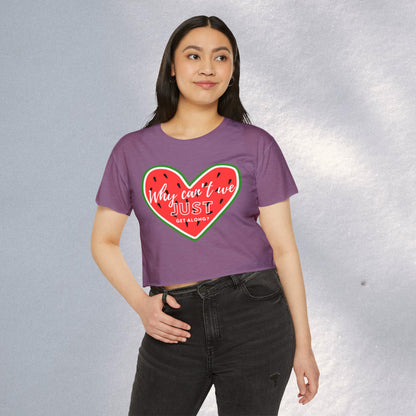 Get Along - Women's Festival Crop Top