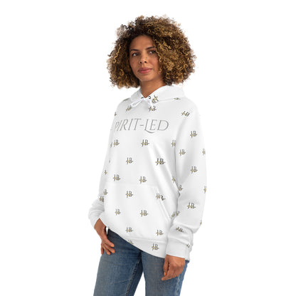 Spirit-Led (White) - Fashion Hoodie