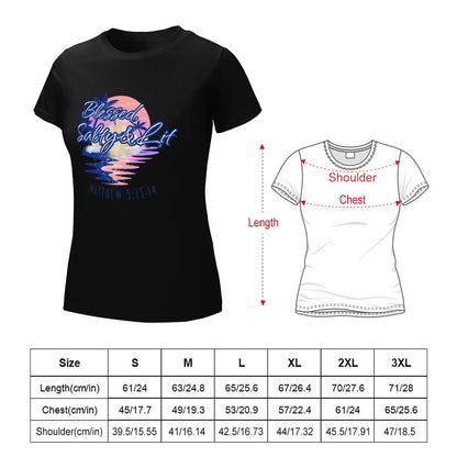 Blessed, Salty & Lit - Women's 100% Cotton Tee
