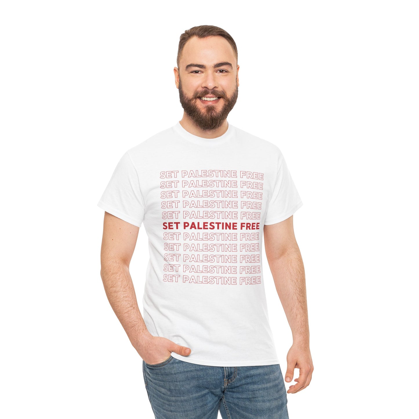 Set Palestine Free - Unisex Cotton Tee