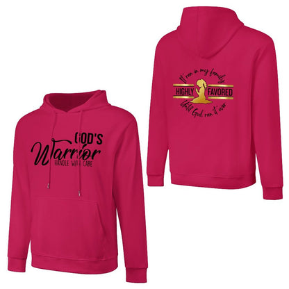 God's Favored - Cotton Hoodie with Pocket