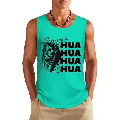 Say Yeshua - Men's Cotton Tank Top