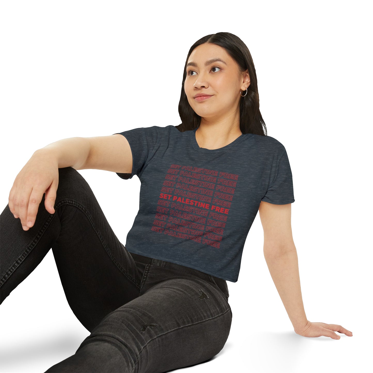 Set Palestine Free - Women's Festival Crop Top