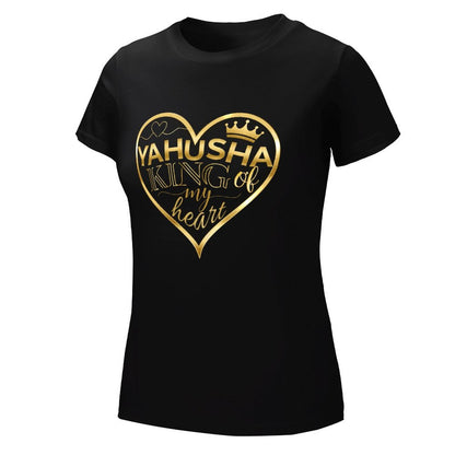 Yahusha, King of My <3 - Women's 100% Cotton Tee