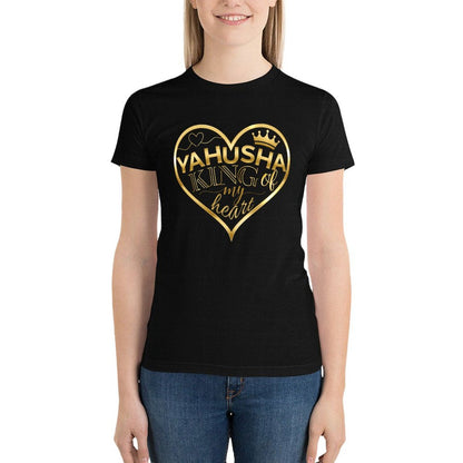 Yahusha, King of My <3 - Women's 100% Cotton Tee