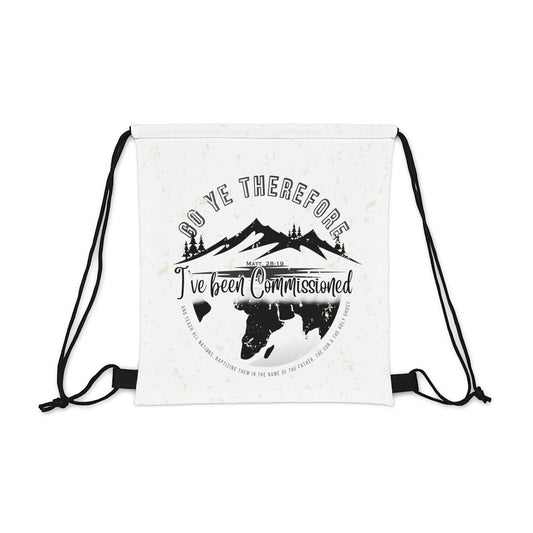 Go Ye Therefore - Outdoor Drawstring Bag