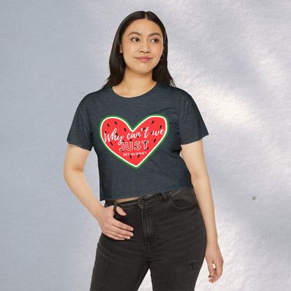 Get Along - Women's Festival Crop Top