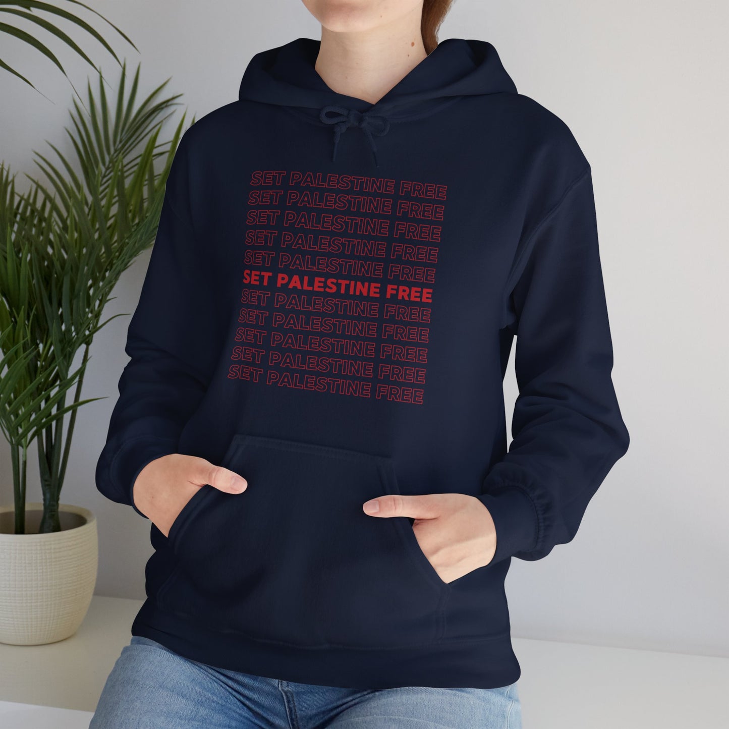 Set Palestine Free - Unisex Hooded Sweatshirt