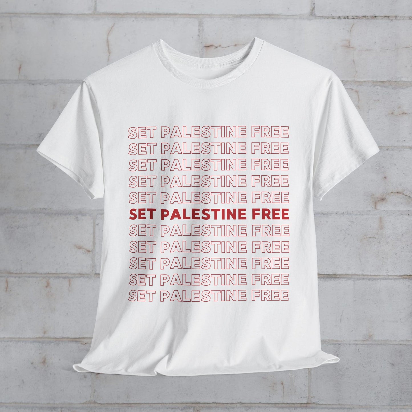 Set Palestine Free - Unisex Cotton Tee