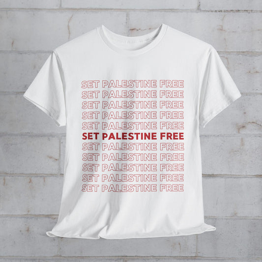 Set Palestine Free - Unisex Cotton Tee