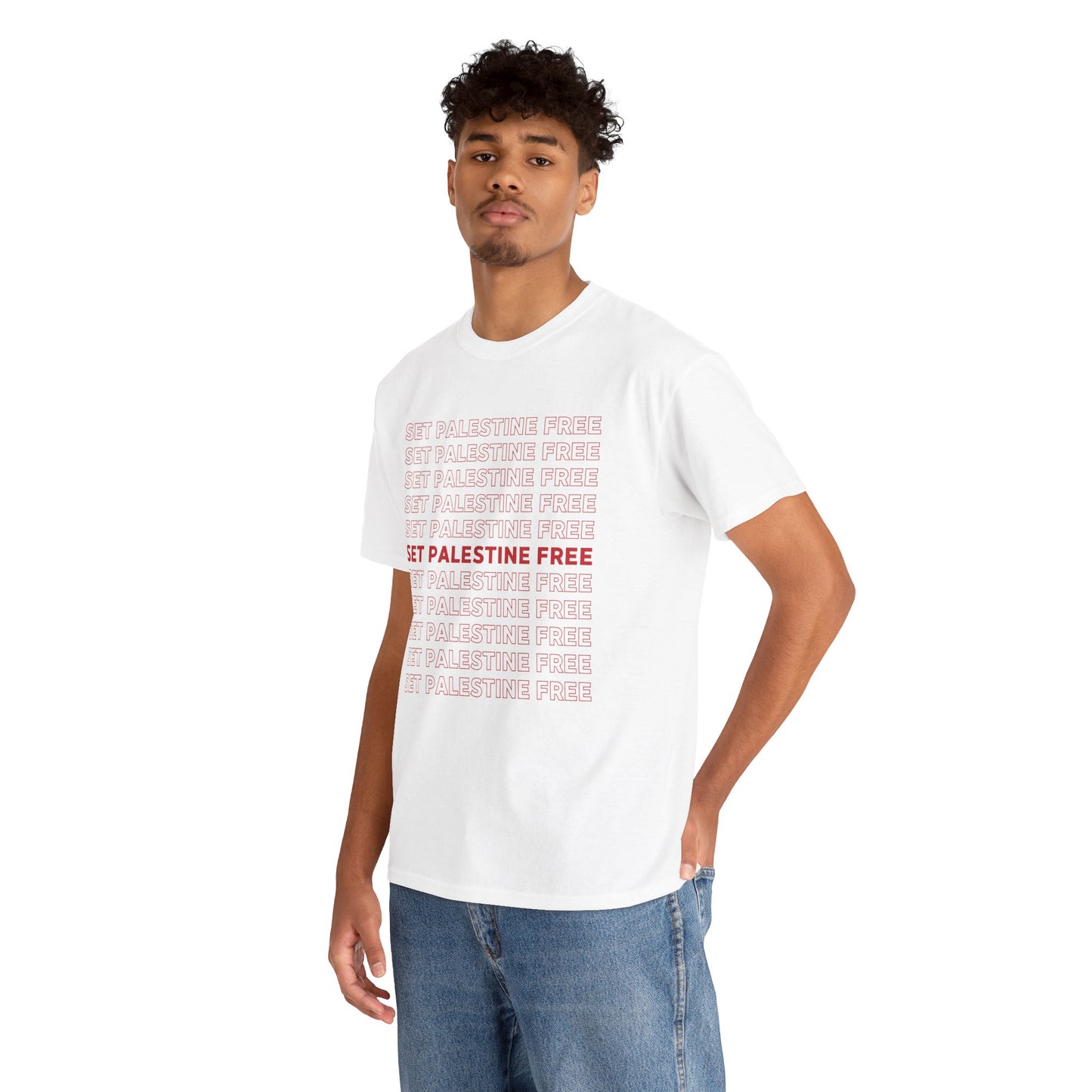 Set Palestine Free - Unisex Cotton Tee