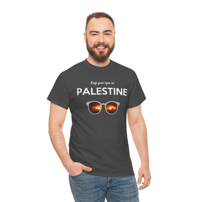 2 Eyes On Palestine - Unisex Cotton Tee