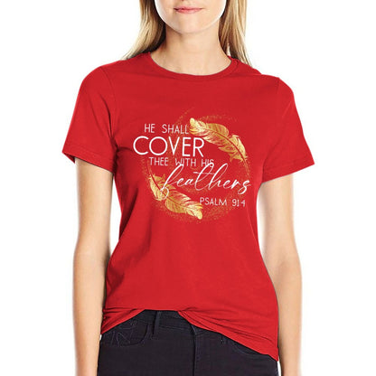 Covered in Feathers - Women's 100% Cotton Tee