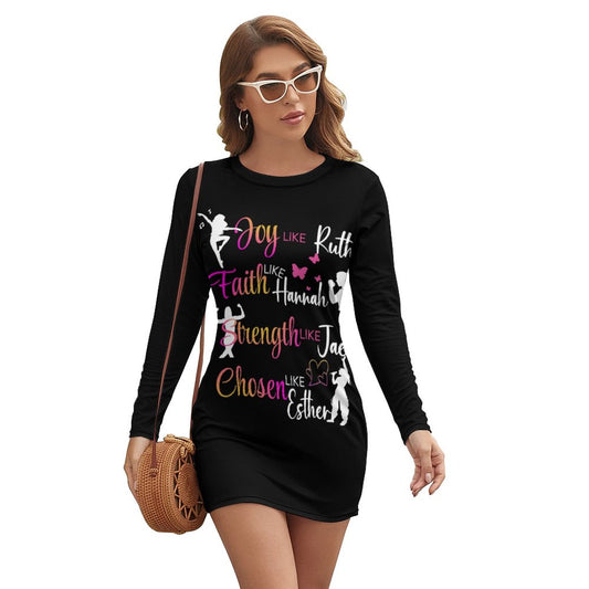 Chosen like Esther - Long Sleeve Dress JJ1207