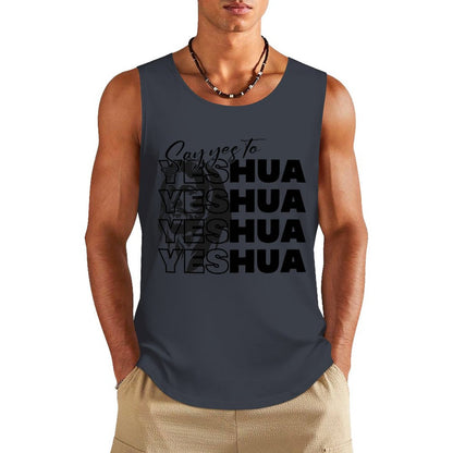 Say Yeshua - Men's Cotton Tank Top