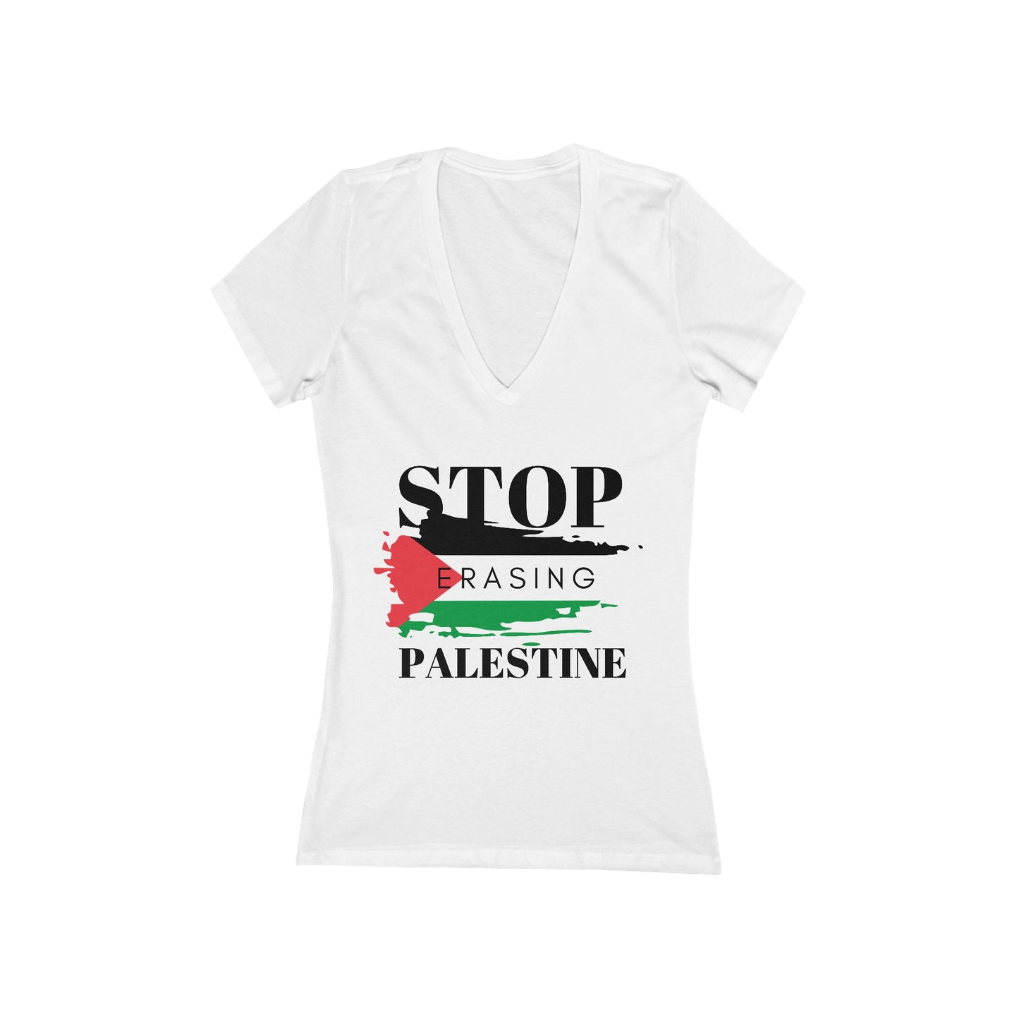Erasing - Women's Deep V-Neck Tee