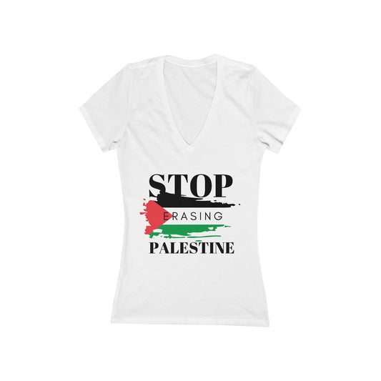 Erasing - Women's Deep V-Neck Tee