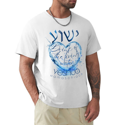 YESHUA, Living Waters - Men's Tee Shirt