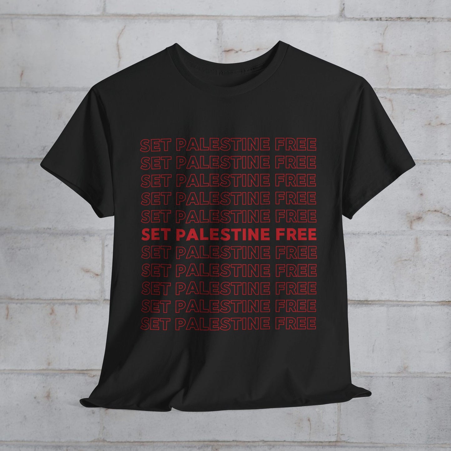 Set Palestine Free - Unisex Cotton Tee