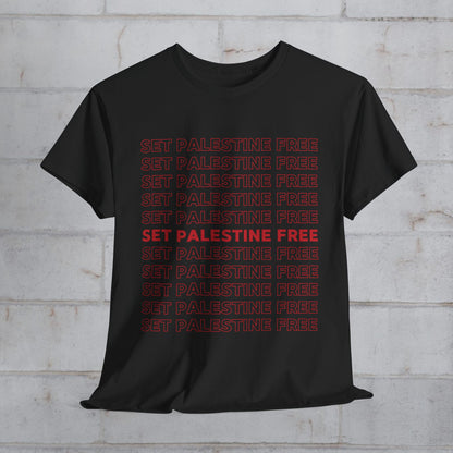 Set Palestine Free - Unisex Cotton Tee