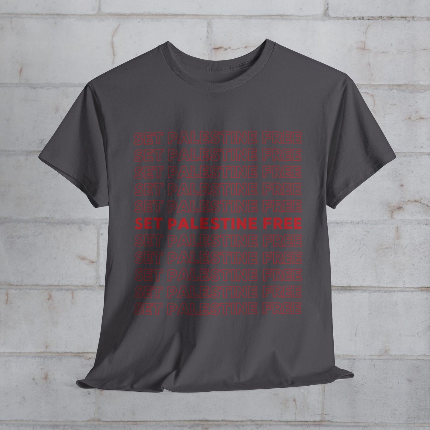 Set Palestine Free - Unisex Cotton Tee