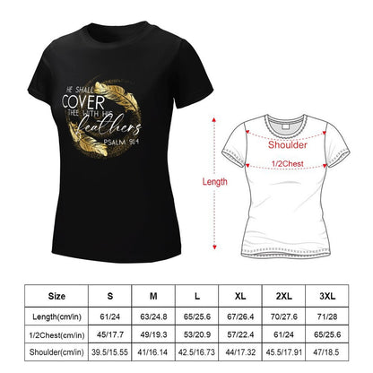 Covered in Feathers - Women's 100% Cotton Tee