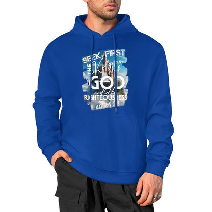 Kingdom of God - Cotton Hoodie with Pocket