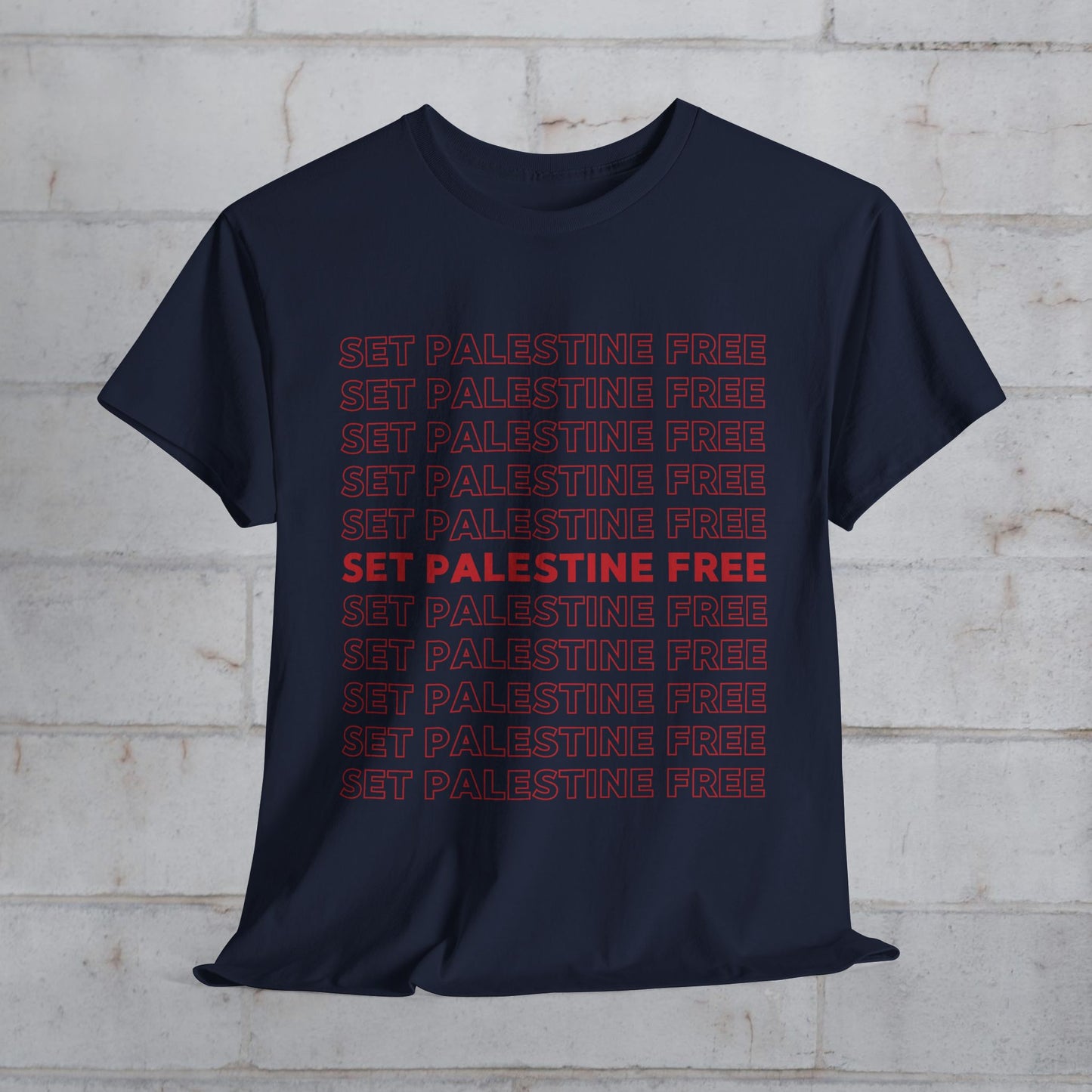 Set Palestine Free - Unisex Cotton Tee